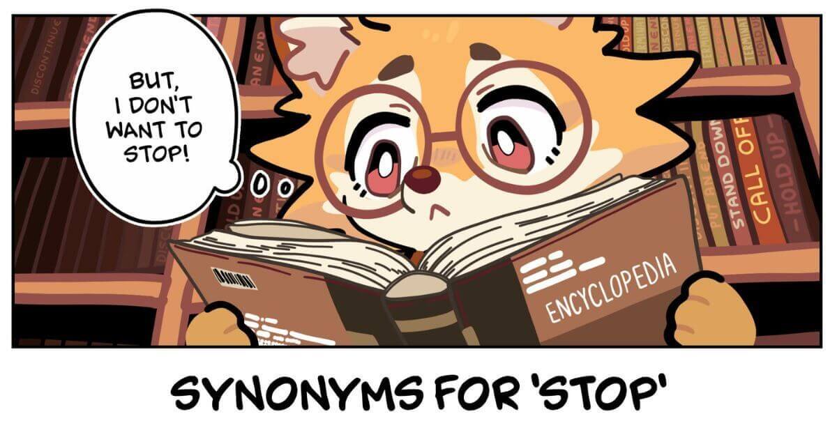 synonyms for stop