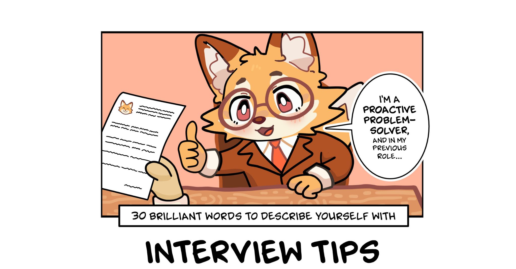 words to describe yourself in an interview